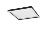 Trio Vierkante zwarte plafonniereRotonda - R64502932