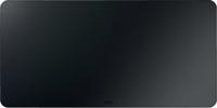 Leitz bureauonderlegger en muismat, lederlook, ft 80 x 40 cm, zwart