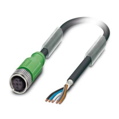 Phoenix Contact 1682951 Sensor/actuator connector, geassembleerd M12 Aantal polen (sensoren): 5 Bus, recht 5.00 m 1 stuk(s) Piece