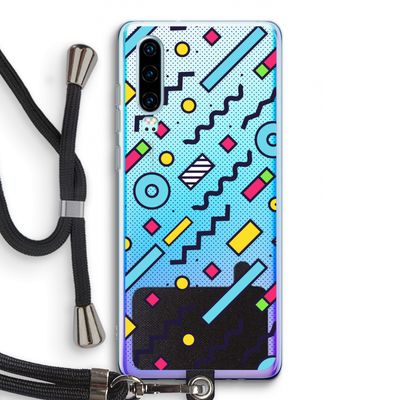 8-bit N°8: Huawei P30 Transparant Hoesje met koord