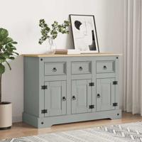 Dressoir Corona 112x43x78 cm massief Mexicaans grenenhout grijs