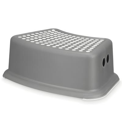 Keukenkrukje / opstapje toilet - Handy Step - grijs - kunststof - 25 x 37 x 13 cm