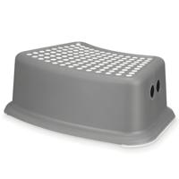 Keukenkrukje / opstapje toilet - Handy Step - grijs - kunststof - 25 x 37 x 13 cm