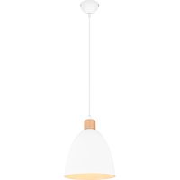 LED Hanglamp - Trion Jaguar - E27 Fitting - Rond - Mat Wit - Aluminium - Tot 40W LED Hanglamp - Trion Jaguar - E27 Fitting - Rond - Mat Wit - Aluminium - Tot 40W