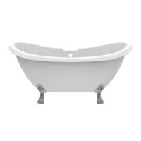 Vrijstaand Ligbad Best Design Liberty Sidcup Nostalgisch 171x71x77 cm Inclusief Poten Glans Wit