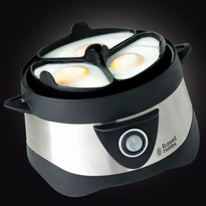 Russell Hobbs Stylo eierkoker 7 eieren 365 W Zwart, Roestvrijstaal