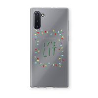 It's Lit: Samsung Galaxy Note 10 Transparant Hoesje