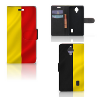 Huawei Y635 Bookstyle Case Belgische Vlag - thumbnail