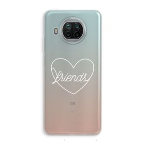 Friends heart pastel: Xiaomi Mi 10T Lite 5G Transparant Hoesje