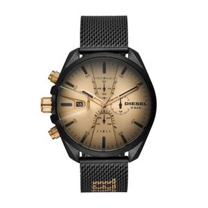 Horlogeband Diesel DZ4517 Mesh/Milanees Zwart 22mm