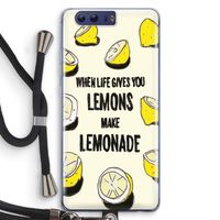 Lemonade: Honor 9 Transparant Hoesje met koord