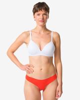 HEMA Damesstring Micro Met Kant Rood (rood)