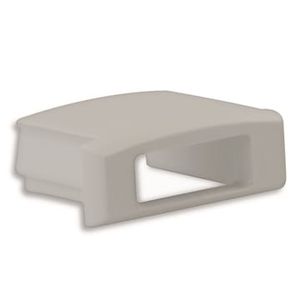 Eindkap E75 grijs kabelinvoer voor aluminium LED profiel SL8/NL8 8