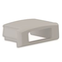 Eindkap E75 grijs kabelinvoer voor aluminium LED profiel SL8/NL8 8