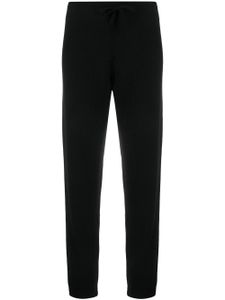 Cashmere In Love pantalon de jogging en maille nervurée - Noir