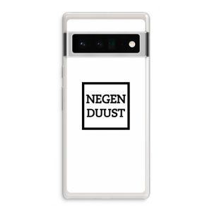Negenduust vierkant: Google Pixel 6 Pro Transparant Hoesje