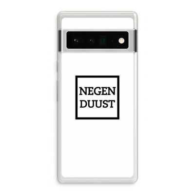 Negenduust vierkant: Google Pixel 6 Pro Transparant Hoesje