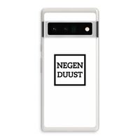 Negenduust vierkant: Google Pixel 6 Pro Transparant Hoesje