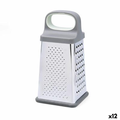 Multifunctionele Rasp Quid Ozon Grijs Metaal 22 x 10 x 10 cm (12 Stuks)