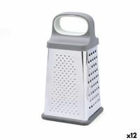 Multifunctionele Rasp Quid Ozon Grijs Metaal 22 x 10 x 10 cm (12 Stuks)