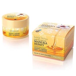 Wild Ferns - Manuka Honing Nachtcrème (droge/normale huid) - 100ml