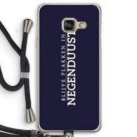 Blijve plakken in Negenduust: Samsung Galaxy A3 (2016) Transparant Hoesje met koord