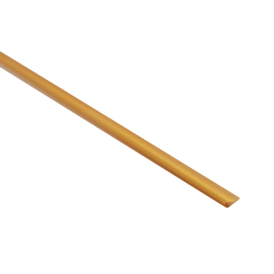 PVC Bies 2,3 x 3,5 mm x 100 cm goud - 100cm (per stuk)