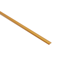 PVC Bies 2,3 x 3,5 mm x 100 cm goud - 100cm (per stuk)