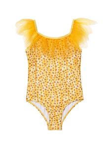 Tutu Du Monde maillot de bain Bananarama à volants - Jaune