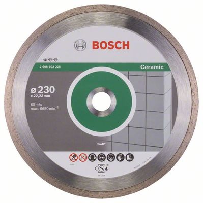 Bosch Accessoires Diamantdoorslijpschijf Standard for Ceramic 230 x 22,23 x 1,6 x 7 mm 1st - 2608602205