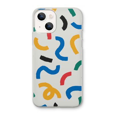 Illustratieve pop 2: iPhone 13 mini Transparant Hoesje