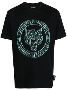 Plein Sport t-shirt à logo imprimé - Noir