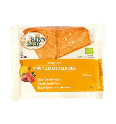 Spelt amandelkoeken bio