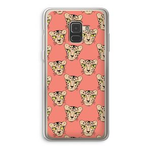 Tijger: Samsung Galaxy A8 (2018) Transparant Hoesje