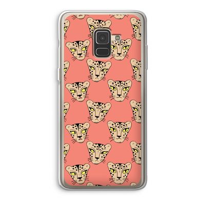 Tijger: Samsung Galaxy A8 (2018) Transparant Hoesje