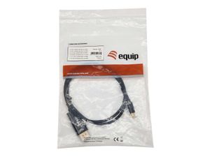 Equip 133426 video kabel adapter 1 m USB Type-C DisplayPort Grijs