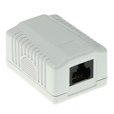 ACT FA6003 Modulair Opbouwdoos Unshielded 1-voudig CAT6