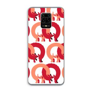 Dogs: Xiaomi Redmi Note 9 Pro Transparant Hoesje