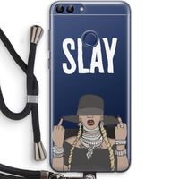 Slay All Day: Huawei P Smart (2018) Transparant Hoesje met koord