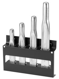 Facom 4 burins nervures- std metal - 262A.JS4