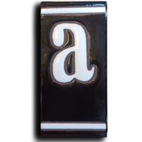 Huisnummer Zwart Wit - A