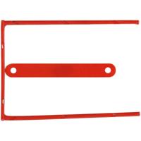 Q-CONNECT archiefbinder D-clip, doos van 100 stuks, rood