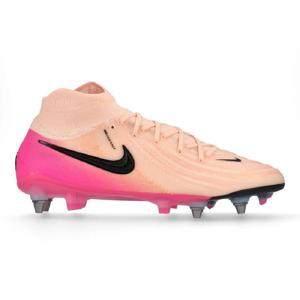 Nike Phantom Luna II Elite IJzeren-Nop Voetbalschoenen (SG) Pro Player Zalmroze Felroze Zwart