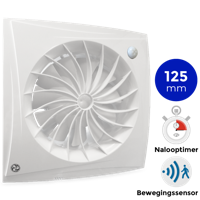[tweedekans] Badkamerventilator Blauberg Sileo - Ø 125mm - Met Timer + Bewegingssensor (sileo125ir)