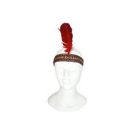 Indianen verkleed veren hoofdband - voor volwassenen - Met klitteband - carnaval - indiaan Indianen verkleed veren hoofdband - voor volwassenen - Met klitteband - carnaval - indiaan