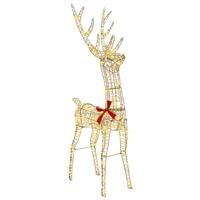 3D Rendier Warmwit 128 cm PET
