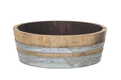 Bloembak Oud Dikmodel Laag H20 cm - Vatenhandel stijf