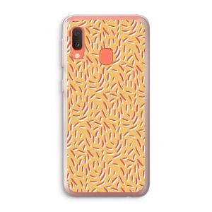 Camouflage: Samsung Galaxy A20e Transparant Hoesje