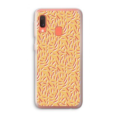 Camouflage: Samsung Galaxy A20e Transparant Hoesje
