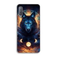 Wolf Dreamcatcher: Samsung Galaxy A7 (2018) Transparant Hoesje